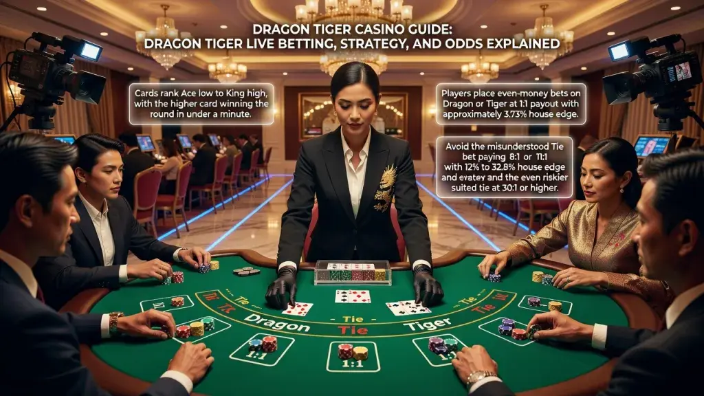 Dragon Tiger Casino Guide: Dragon Tiger Live Betting, Strategy, and Odds Explained