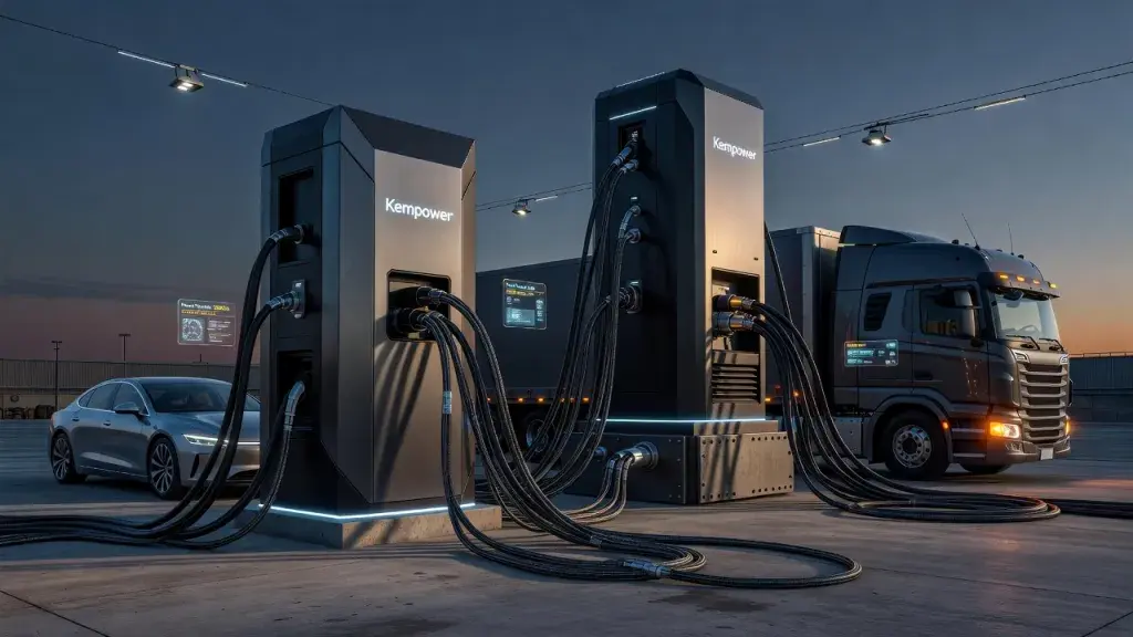 Kempower's New Charger Bridges Cars and Heavy Trucks at One Site