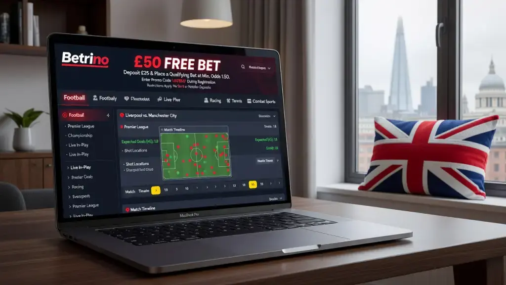 Betrino Targets UK Football Bettors With Focused Sports Menu
